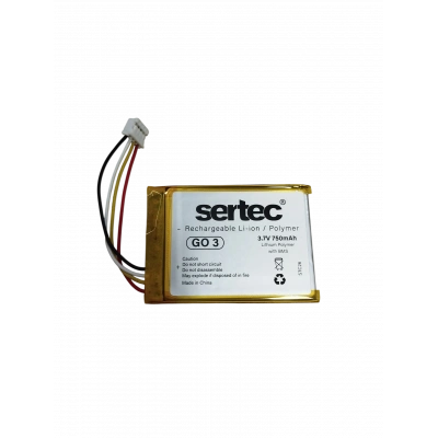 Sertec JBL Go 3 uyumlu 3.7v 750 mah Soketli Batarya