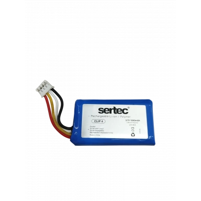 Sertec JBL Clip 4 uyumlu 3.7v 1050 mah Soketli Batarya