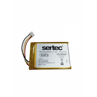 Sertec JBL Clip 3 uyumlu 3.7v 1000 mah Soketli Batarya