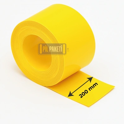 Batarya Yalıtım Makaronu - 200 mm - Sarı