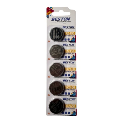 Beston CR2450 3 Volt Lityum Pil 5li Paket