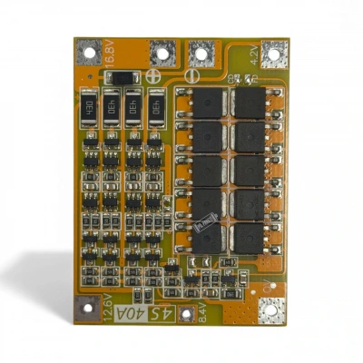 Creatall - Lityum İyon Bms - 4S 40A -Balanslı - Pilpaketi Sarısı