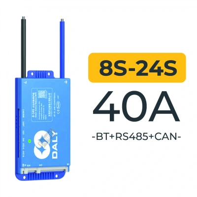 Daly Smart Bms - 8s-24s 40a - BT - CAN - RS485