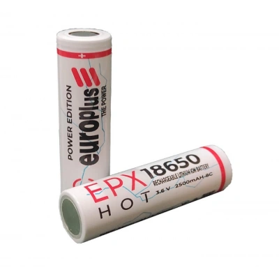 Europlus EPX18650 HOT 2500 mAh 3.6V 8C Li-ion Şarjlı Pil