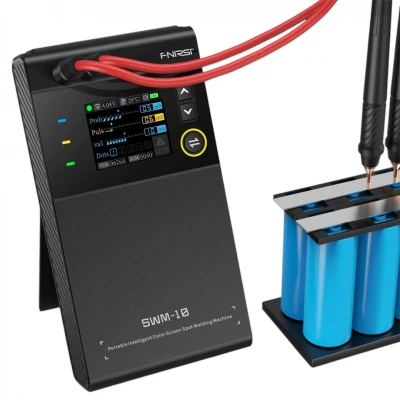 Fnirsi Swm-10 Taşınabilir Akıllı Renkli Ekran Nokta Pil Punta Makinesi