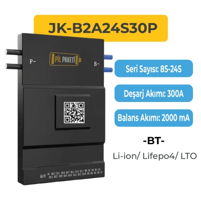 JK Smart Bms - 8s-24s 300a - 2a - JK-B2A24S30P