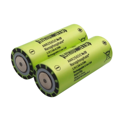 Lithium Werks ANR26650M1B - 26650 LiFePO4 Pil - 50A