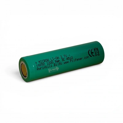 Micron - 18650 Boy - 3.7 Volt 1200 mAh 3C Li-ion Şarjlı Pil
