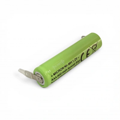 Micron - AAA Boy 1.2 Volt 600 mAh Ni-Mh Şarjlı Pil - Puntalı