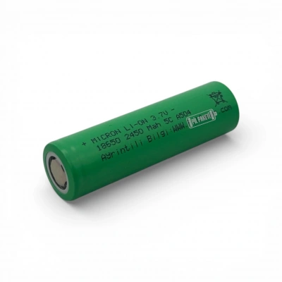 Micron - Lityum İyon Pil - 3.7 Volt - 2450 mAh -5c