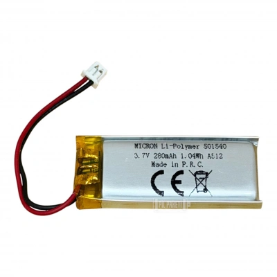 Micron - Polimer Pil - 501540 - 3.7 volt 280 mAh - Devreli