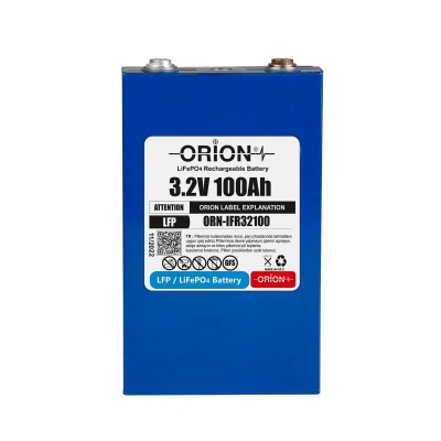 Orion 3.2 Volt 100 Ah Lifepo4 Prizmatik Hücre