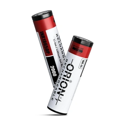 Orion - Şarjlı Pil - Lityum İyon - 3.7v 2000mAh - 18650 Boy - 15c - Başsız