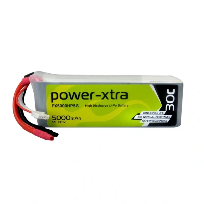Power-Xtra PX5000HP5S -5S1P - 18.5V 5000 mAh Li-Polymer Pil -30C
