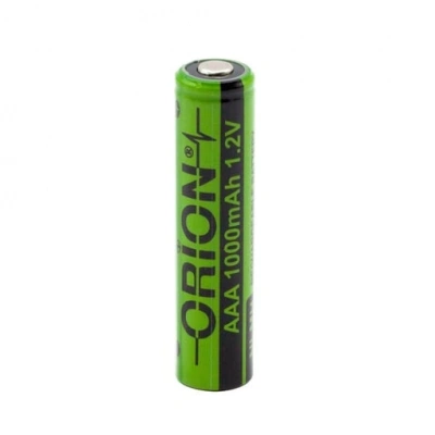 Orion - Şarjlı Pil - Ni-Mh - 1.2v 1000mAh - AAA Boy - Başsız