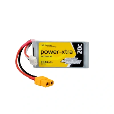 Power-Xtra PX1300XL3S - 3S1P - 11.1V 1300 mAh Li-Polymer Pil -20C