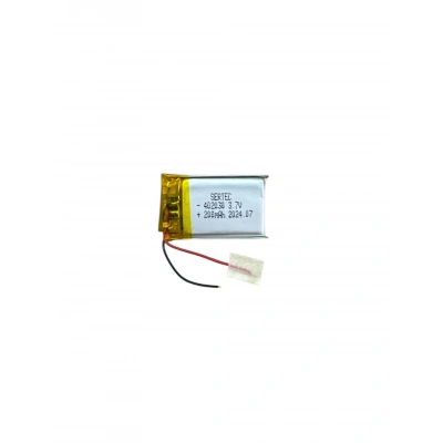Sertec - Polimer Pil - 402030 - 3.7 volt 200 mAh - Devreli