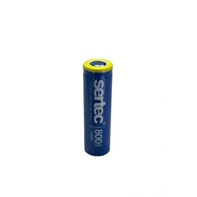 Sertec - Şarjlı Pil - Lityum İyon - 3.7v 800mAh - 14500 Boy - 3c - Başsız