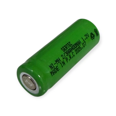 Sertec - Şarjlı Pil - NiMH - 1.2 Volt 400 mAh - 2/3AAA Boy - Başsız