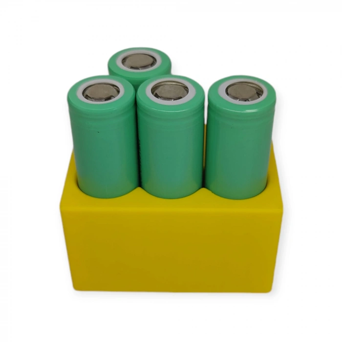 18650 Pil Puntalama Fikstürü - 4 Pilli Çapraz Modeli