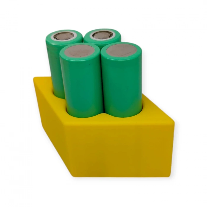 18650 Pil Puntalama Fikstürü - 4 Pilli Paralelkenar Modeli