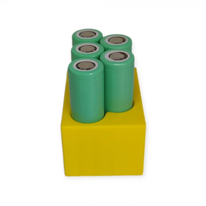 18650 Pil Puntalama Fikstürü - 5 Pilli Çapraz Modeli