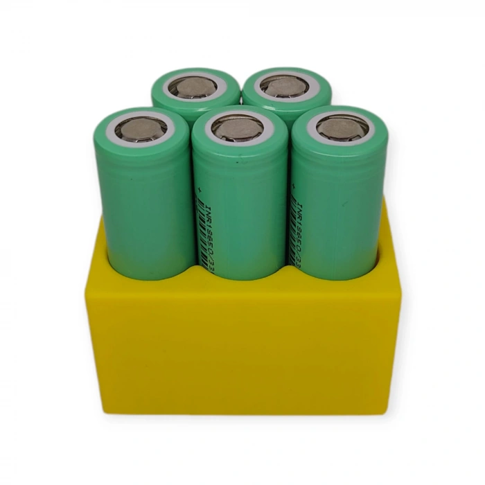 18650 Pil Puntalama Fikstürü - 5 Pilli Çapraz Modeli