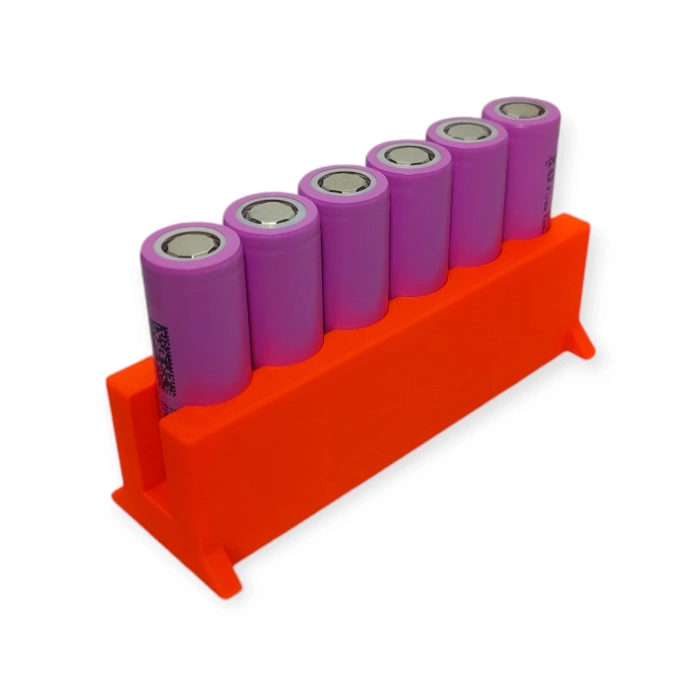 18650 Pil Puntalama Fikstürü - 6 Pilli Model