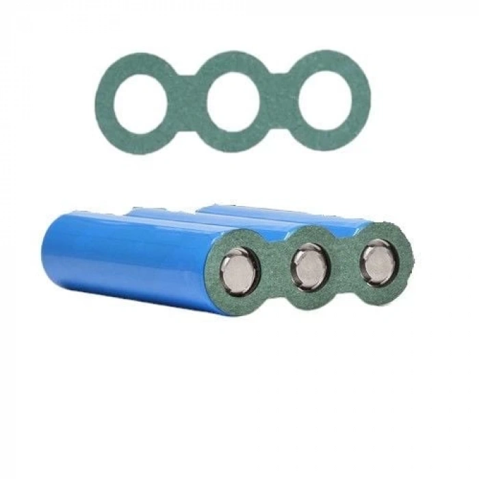 18650 Pil Yalıtım Contası - 3 Pilli - Delikli