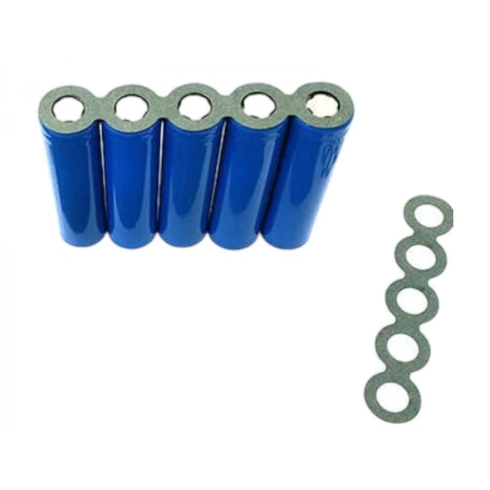 18650 Pil Yalıtım Contası - 5 Pilli - Delikli
