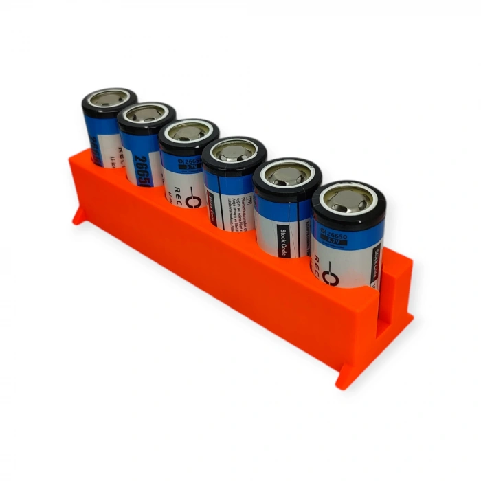 26650 Pil Puntalama Fikstürü - 6 Pilli Model