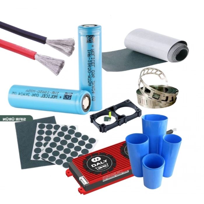 Lityum İyon Pil Paketi - Demonte Kit - 48 Volt 28 Ah