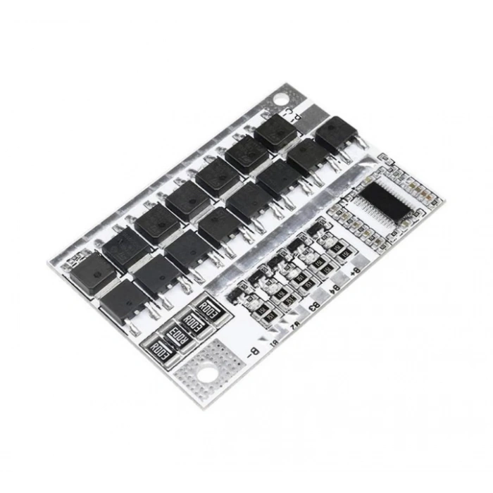 4S 100A Lityum iyon Balanslı BMS (Beyaz PCB)