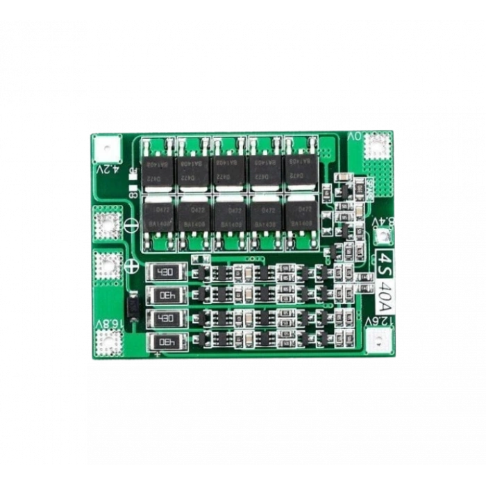 OEM - Lityum İyon Bms - 4S 40A - Yeşil