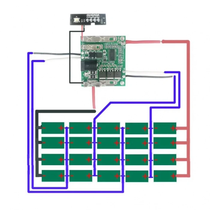 5s Matkap Batarya Kutusu Seti - 20 Pilli