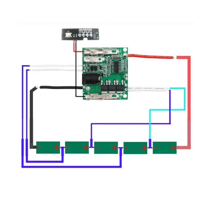 5s Matkap Batarya Kutusu Seti - 5 Pilli