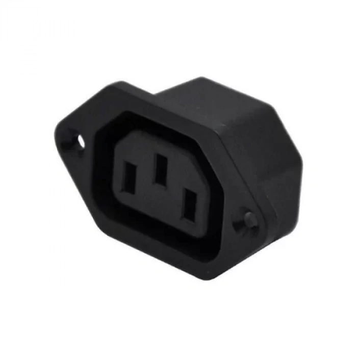 Dişi Power Soketi Üçlü Kulaklı