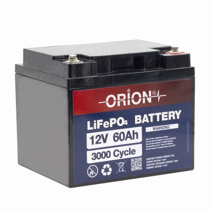 Orion 12 Volt 60 Ah Lifepo4 Akü