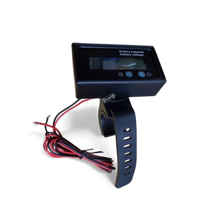 Lityum Batarya Voltaj ve Yüzde Göstergesi - Gidon Tipi