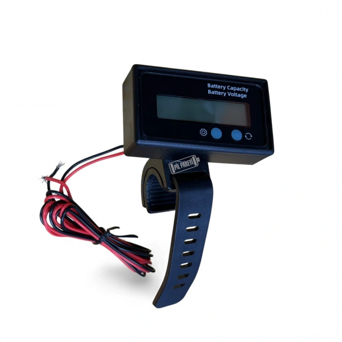 Lityum Batarya Voltaj ve Yüzde Göstergesi - Gidon Tipi