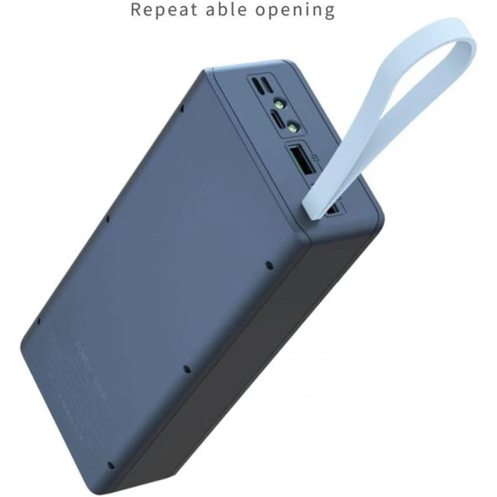 18650 Powerbank Kutusu - 16 Pil Kapasiteli - Kablosuz Şarj