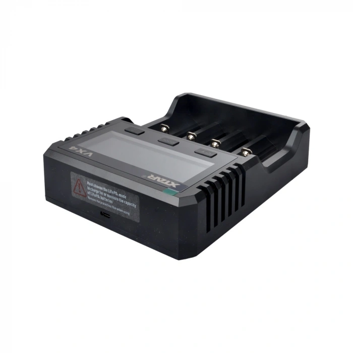Xtar Visible Mixer VX4 - Taşınabilir LCD Ekranlı Li-ion/Ni-Mh/LiFePO4 Pil Şarj Cihazı - 4lü