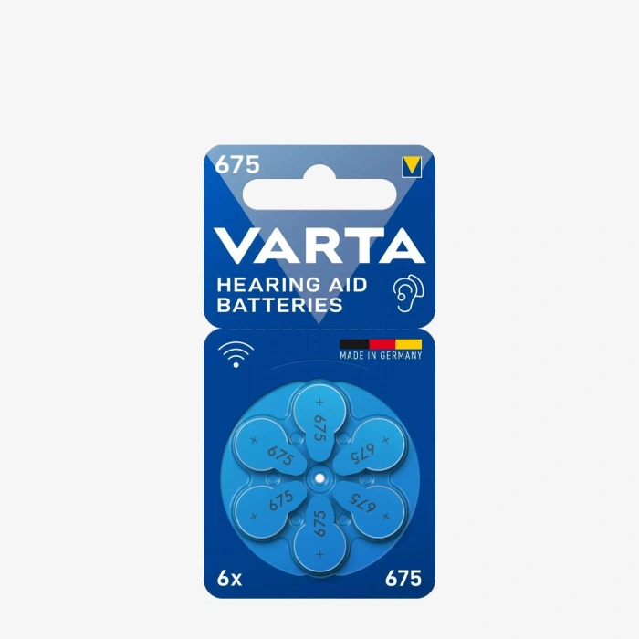Varta - İşitme Cihazı Pili - 675 Numara - 6lı Paket
