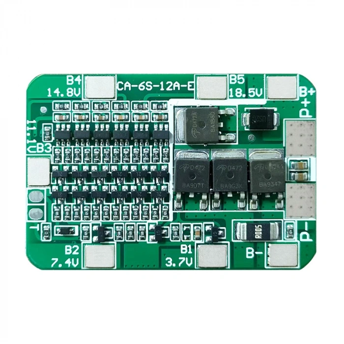 Creatall - Lityum İyon Bms - 6S - 12a - Balanssız