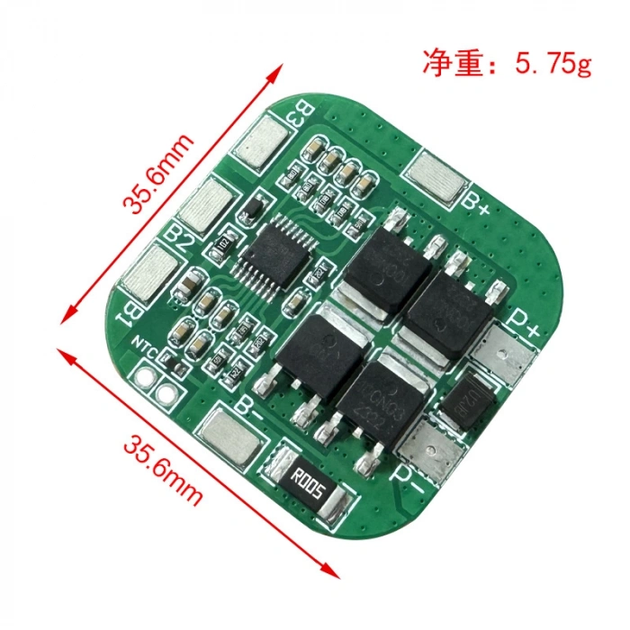 Creatall - Lityum İyon Bms - 4s - 20a - Kare