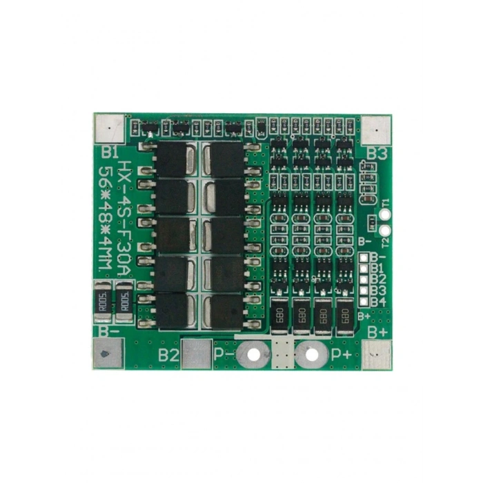 HXYP - 4S 30A Li-ion BMS Balanslı - Yeşil
