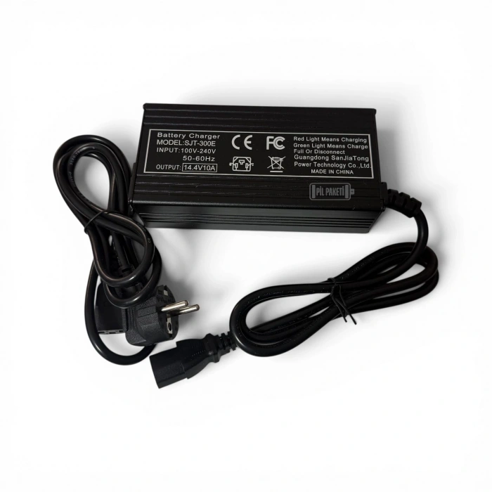 Lifepo4 Şarj Aleti - 4s -14.4 Volt 10a - Power Soket