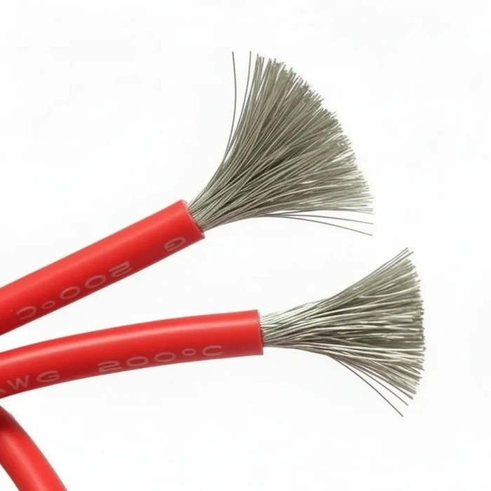 12 AWG Tam Silikon Kablo - Kırmızı -90 cm