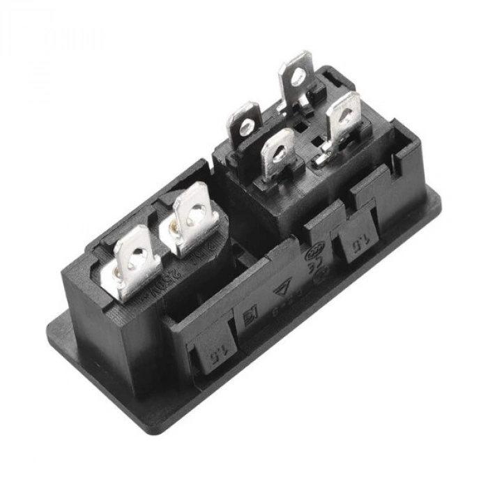 IEC C8 2-Pin Anahtarlı Power Soketi