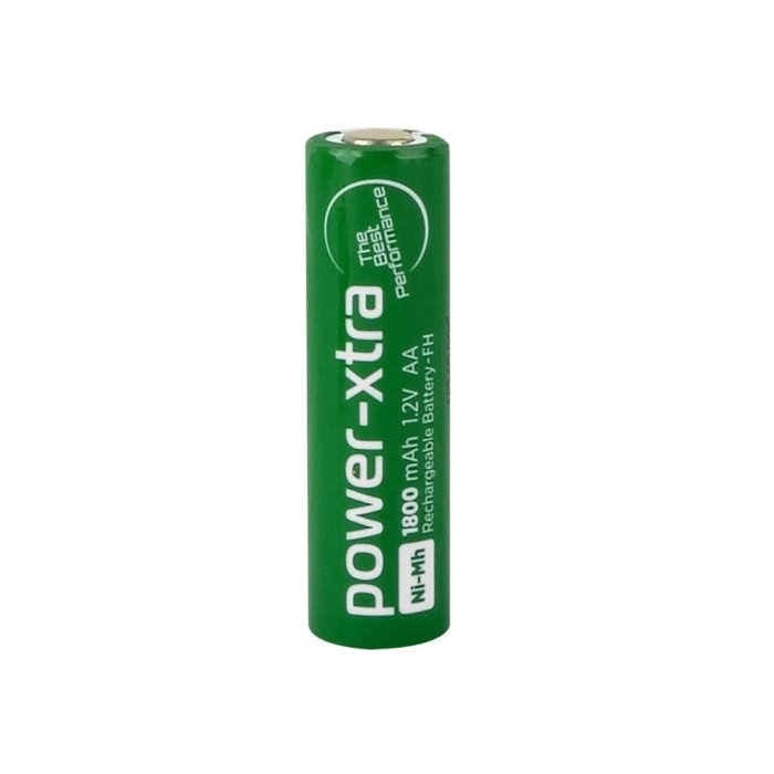 Power-Xtra 1.2V 1800 Mah- AA -Ni-Mh Şarjlı Pil -Flat-Başsız